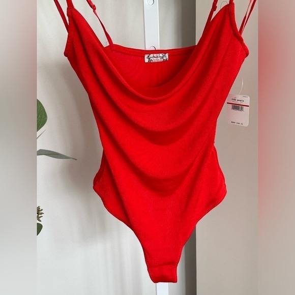 Free People Intimately Cowls In The Club Bodysuit in Love Glare Size XS - Picture 3 of 14